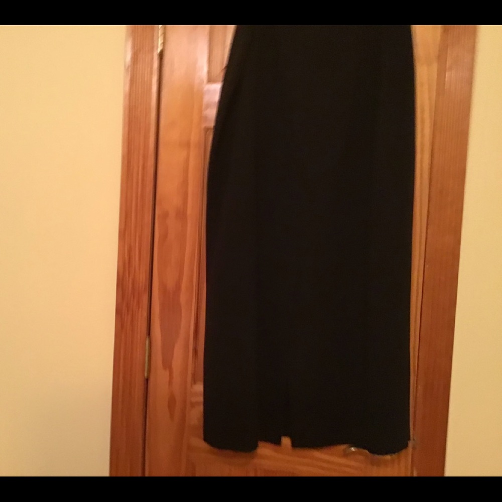 Stizzoli Wool Black Lined Women’s Knit Skirt Size US 18 20